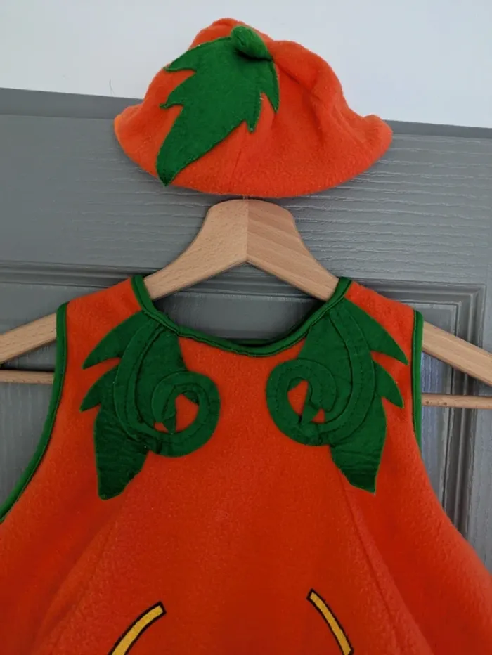 Déguisement costume d'Halloween Citrouille 92/104cm - photo numéro 2