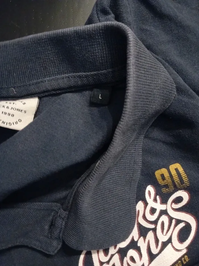 Polo Jack & Jones taille 40/L - photo numéro 3