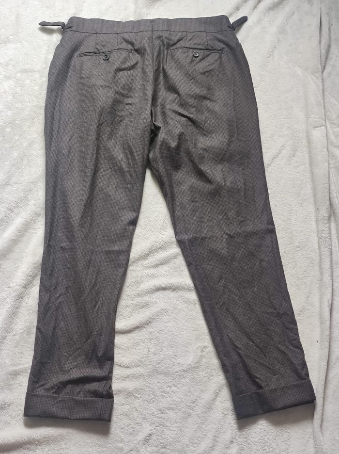Pantalon chino laine et coton taille 48 - photo numéro 7