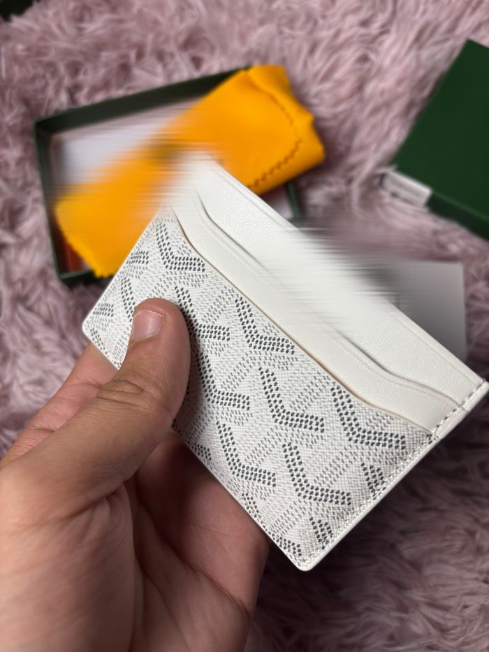 Porte carte en cuir neuf blanc - photo numéro 2