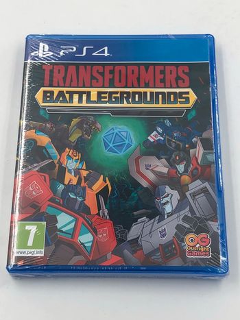 Jeu vidéo Transformers Battlegrounds sur console PS4