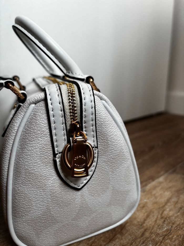 Sac mini rowan coach blanc - photo numéro 4