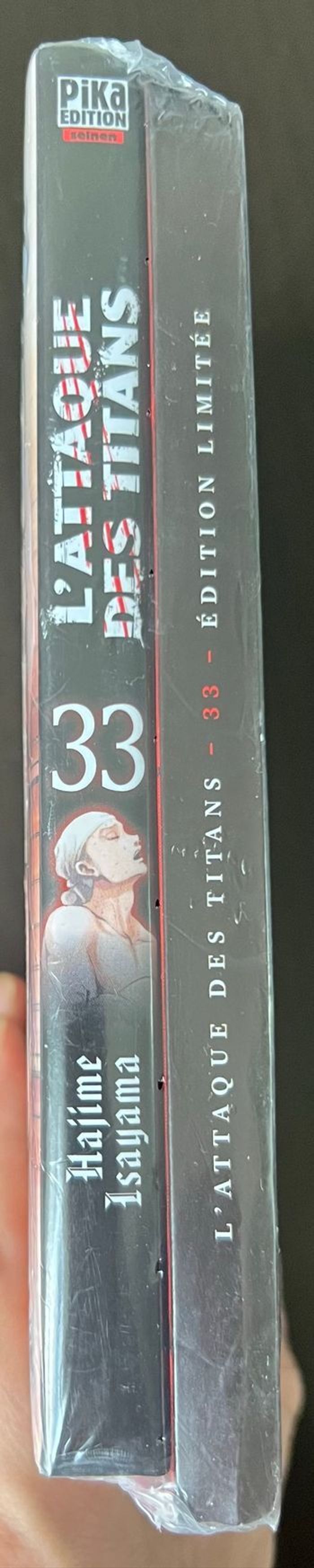 Manga L’Attaque des titans tome 33 Edition Limitée Collector - photo numéro 3