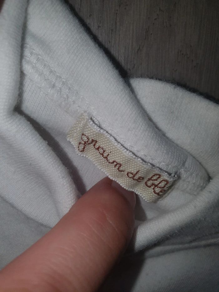 Maillot t-shirt sous pull 6mois - photo numéro 2