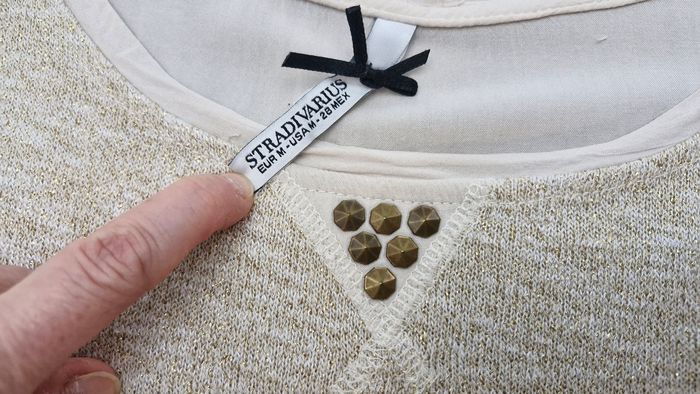 Pull manches 3/4 Stradivarius taille M - photo numéro 3