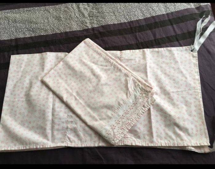 parure de lit de bébé ancienne - photo numéro 2