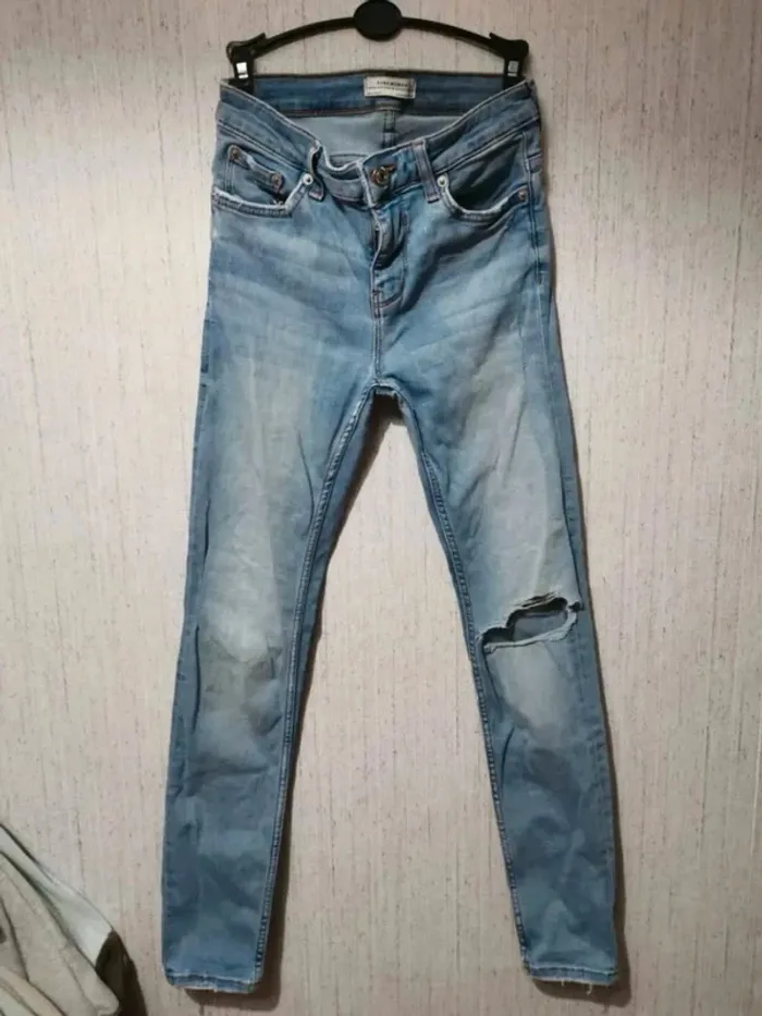 Jean effet usé taille 36 Zara Woman