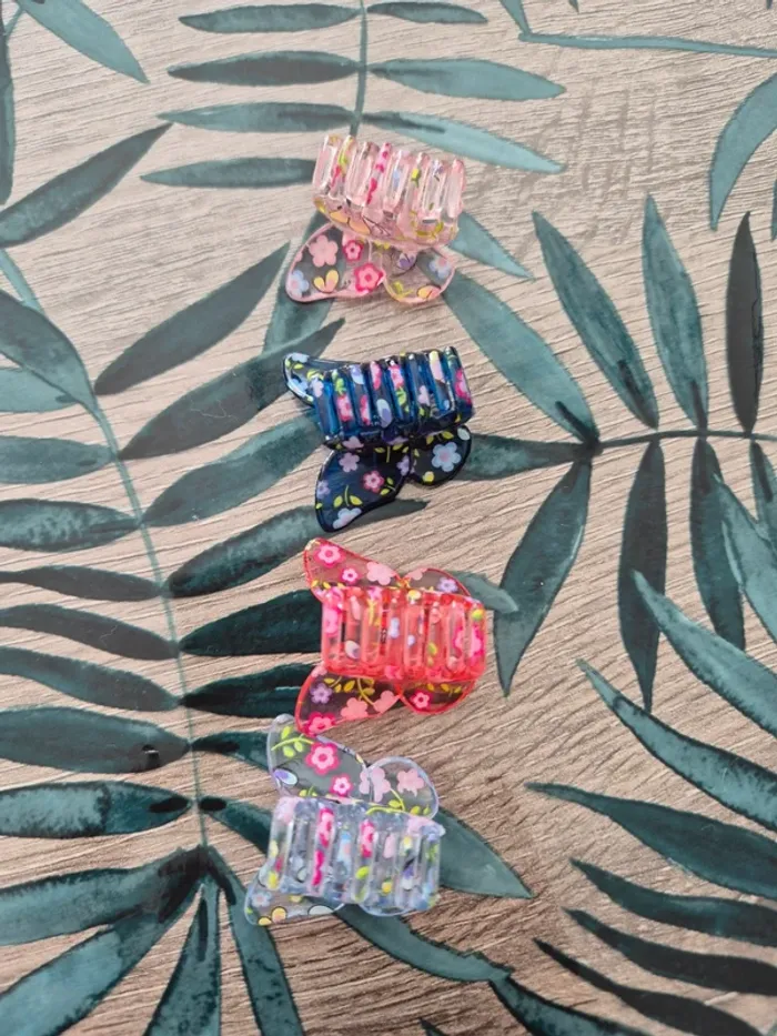 Pinces papillons x4 - photo numéro 3