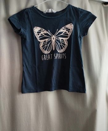 T-shirt fille papillon