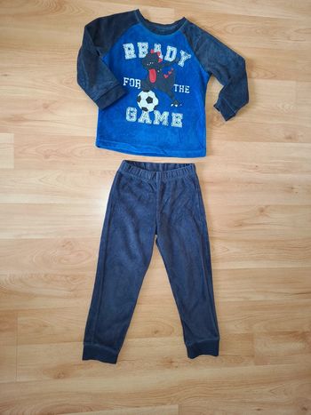 Pyjama 2 pièces velour 4 ans in extenso