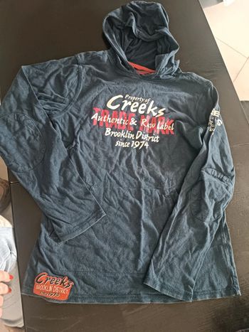 Tee shirt manches longues creeks 12 ans