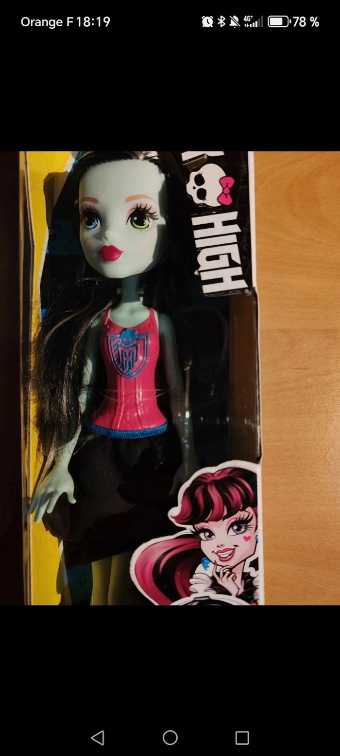 🧌 Monster High Frankie How do you Boo 2016 – Neuve en boîte - photo numéro 3