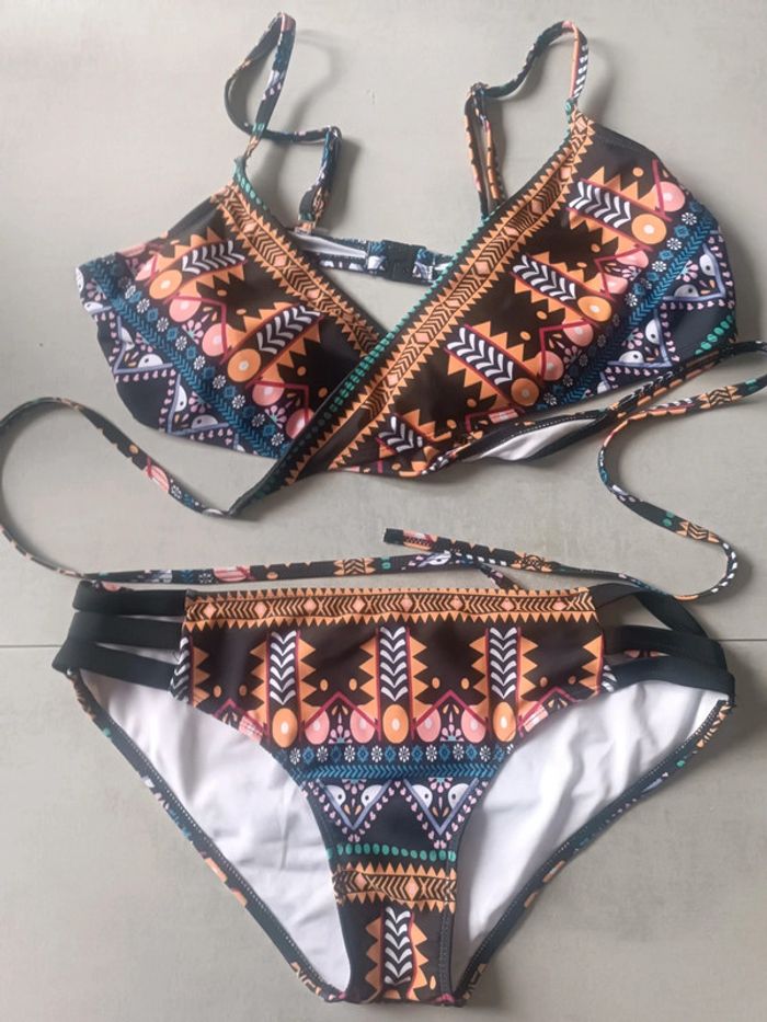 Maillot de bain 2 pièces taille XL