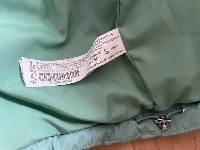 Veste matelassée vert menthe - Stradivarius - S - photo numéro 6