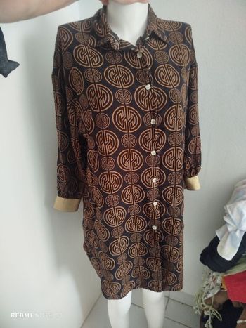 #kytietailleuniquefemme. Chemise tunique taille unique