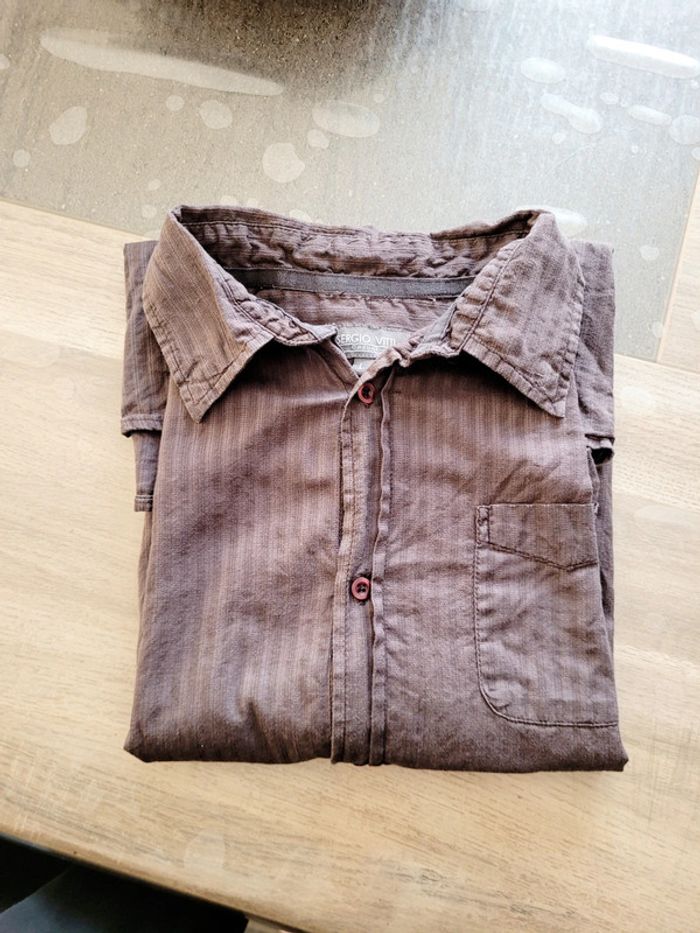 Chemise manches courtes en L