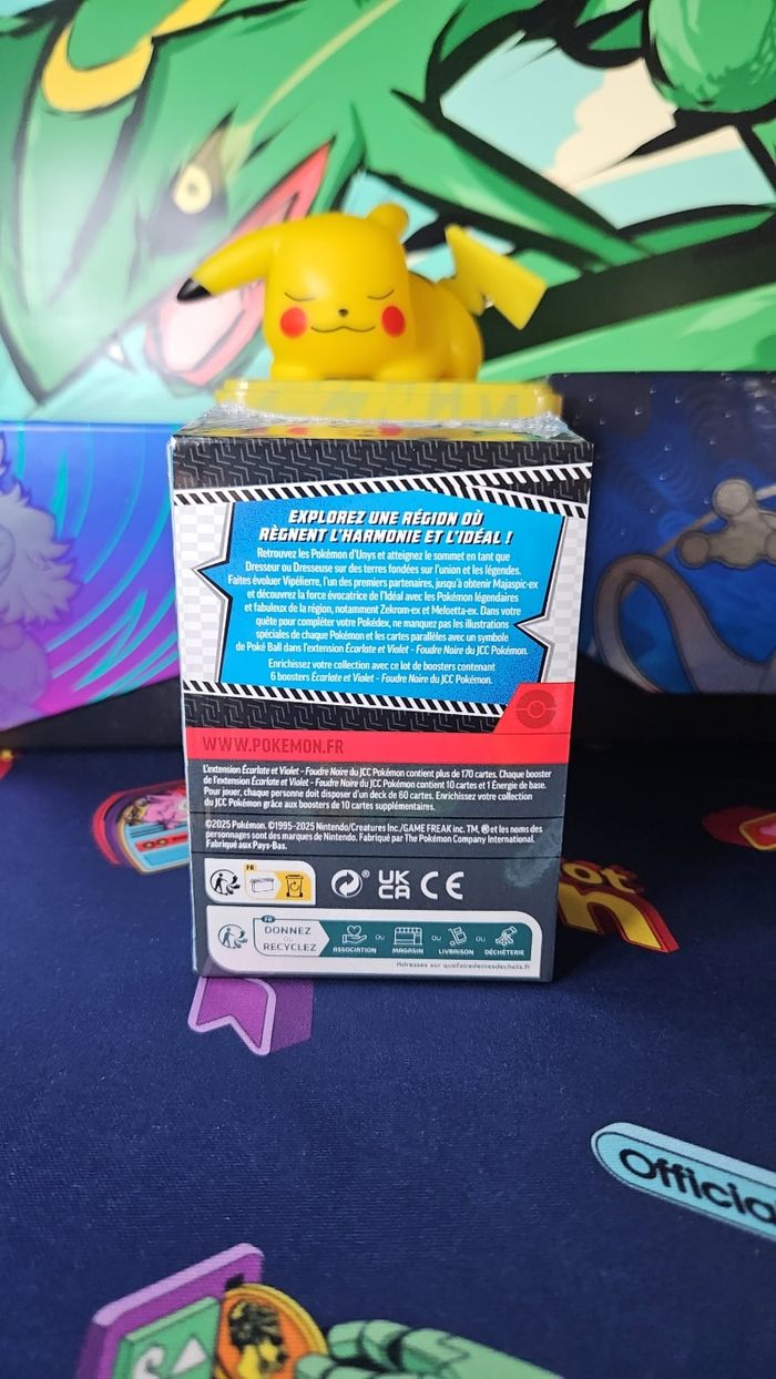 Bundle Foudre Noire Ev10.5 - Scellé Pokemon FR - photo numéro 2