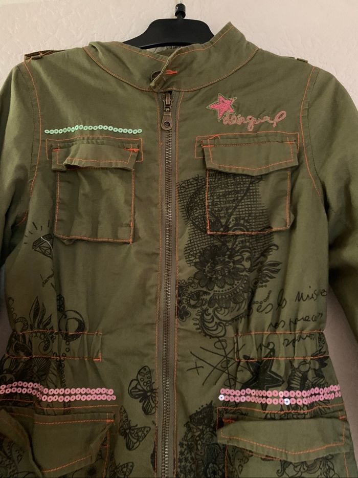 Veste kaki Desigual - photo numéro 2