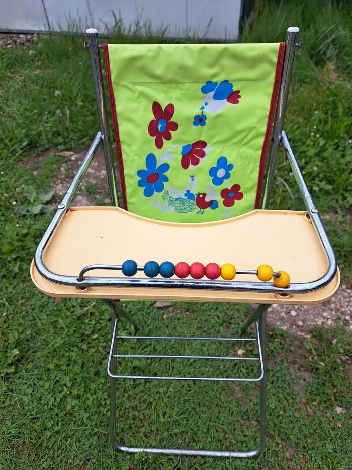Chaise haute pour poupée - photo numéro 2
