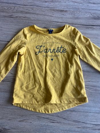 Teeshirt manches longues 3 ans Kiabi