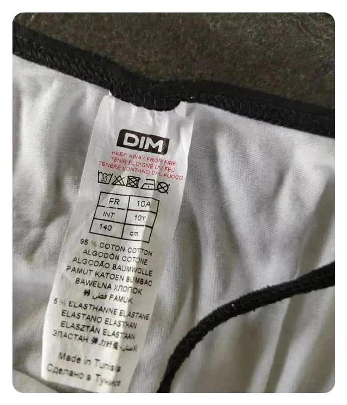 6 € Lot de 2 brassières Dim taille 10 ans - photo numéro 3
