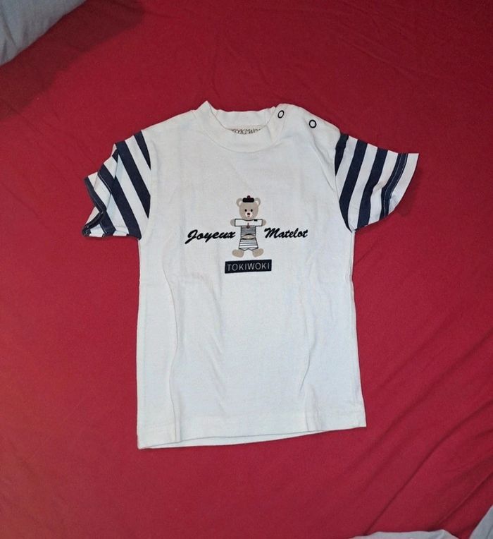 Tee-shirt joyeux matelot taille 12 mois