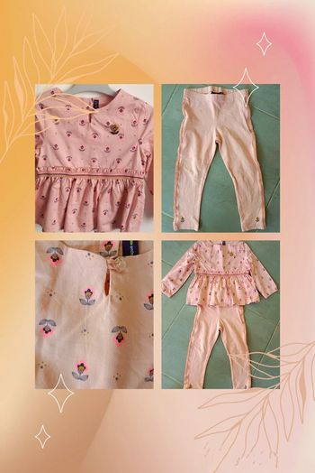 Ensemble Sergent Major fille en 2 ans