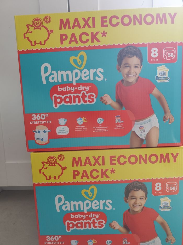 Couches Pampers baby-dry pants