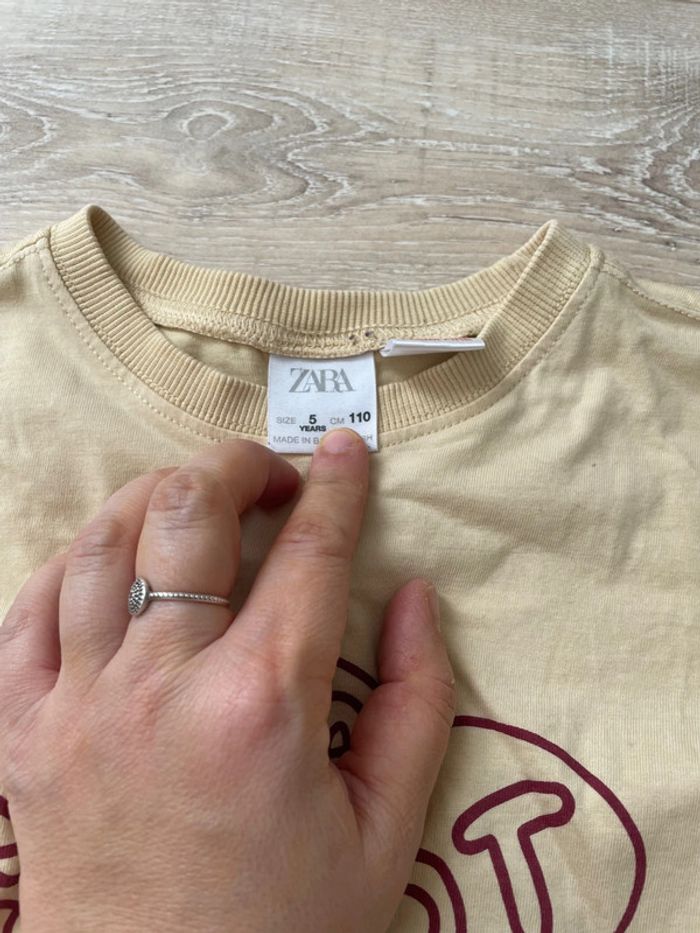 Teeshirt « Smile a lot »Zara 5 ans - photo numéro 2