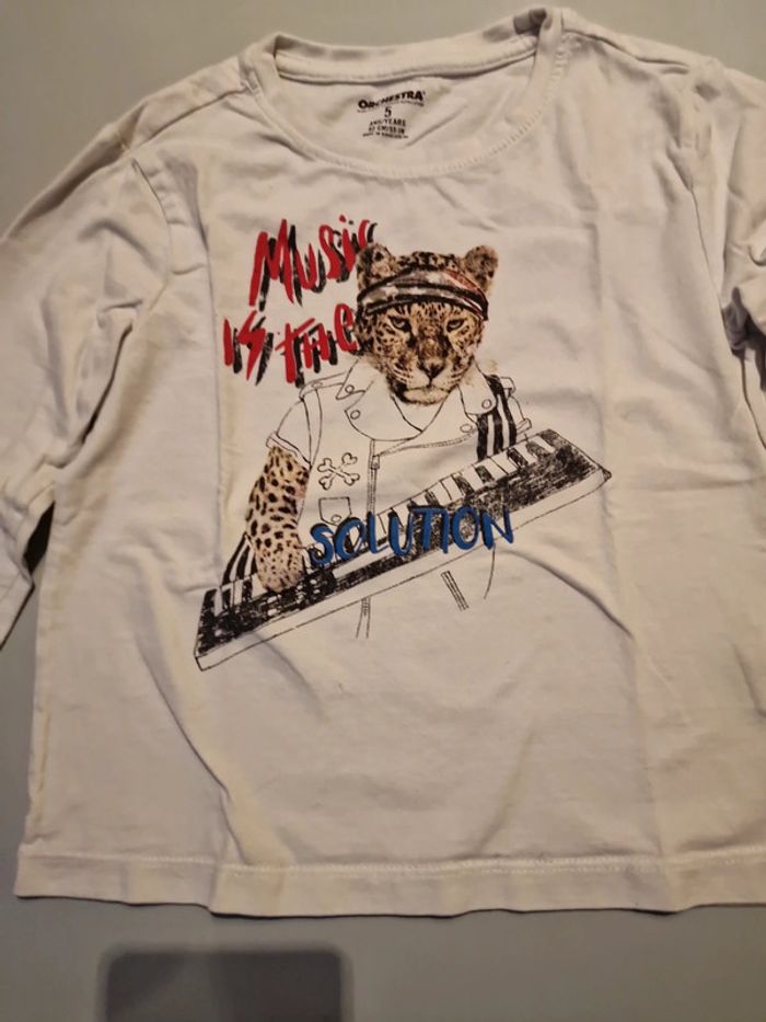 Tee-shirt manches longues garçon - photo numéro 2