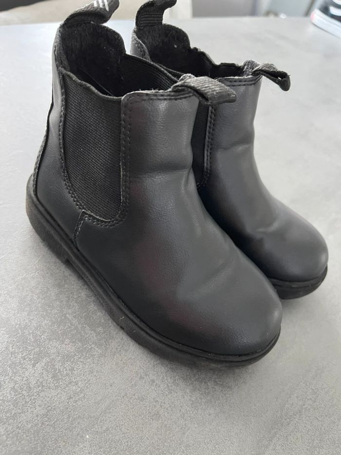Bottines noires fille