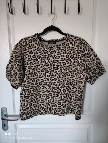 T-shirt epais leopard
