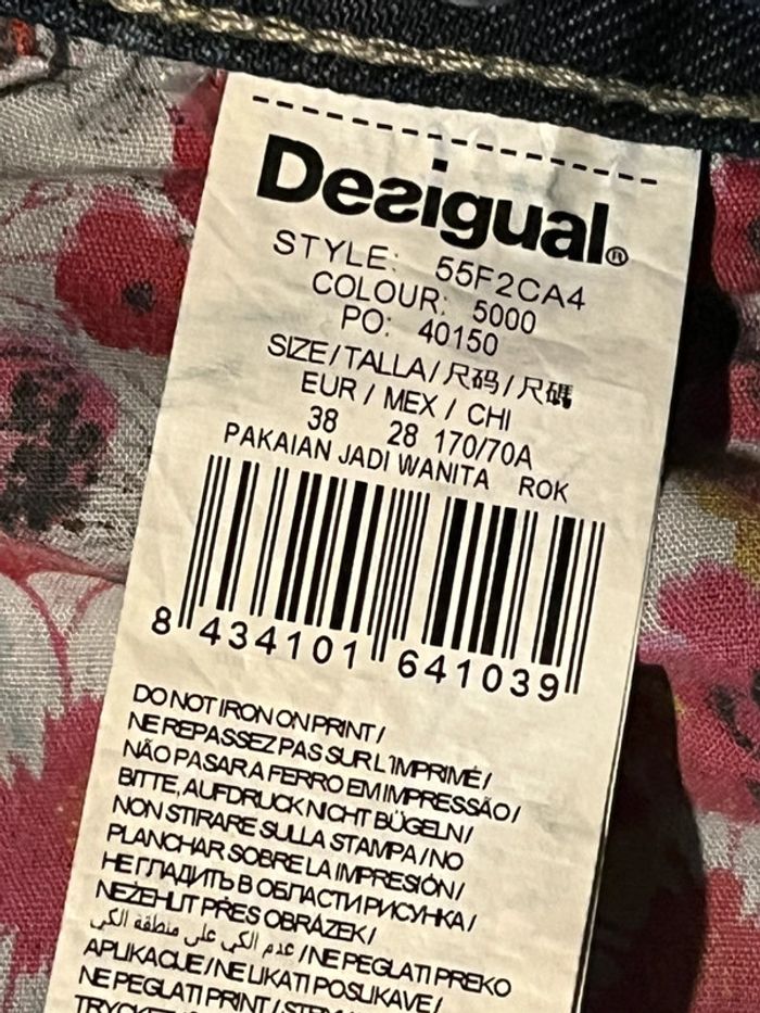 Jupe en jean femme Desigual M 38 neuve - photo numéro 7