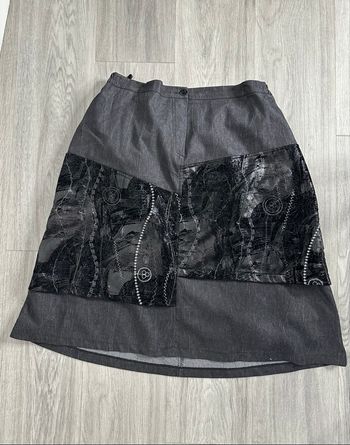 Jupe gris foncé et noir S.Quise T48 4XL