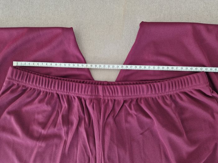 Pantalon couleur lie de vin Daxon - photo numéro 4