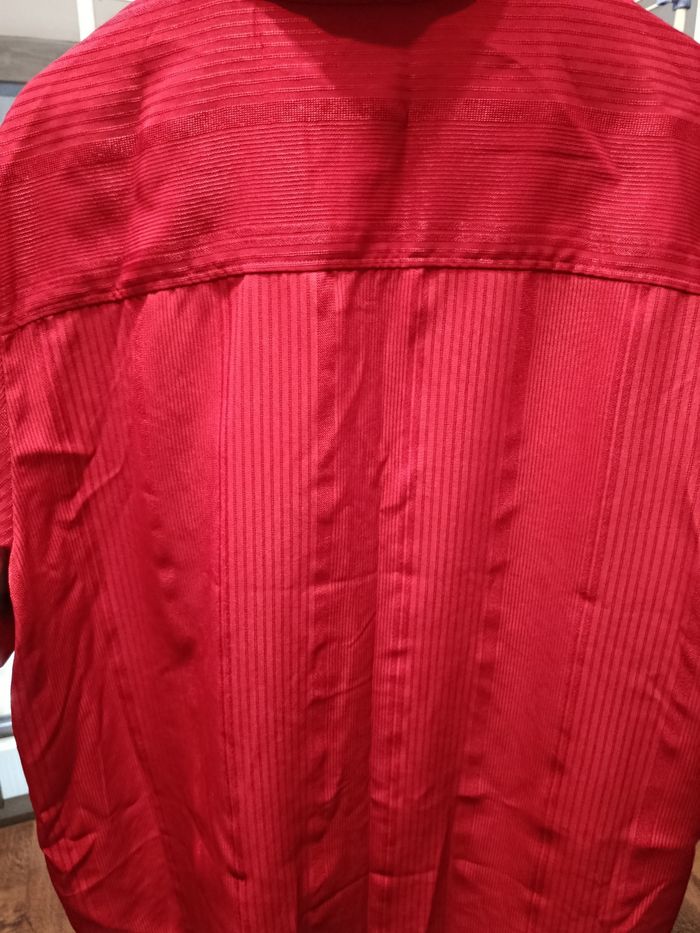 Chemise homme taille xxl rouge - photo numéro 3