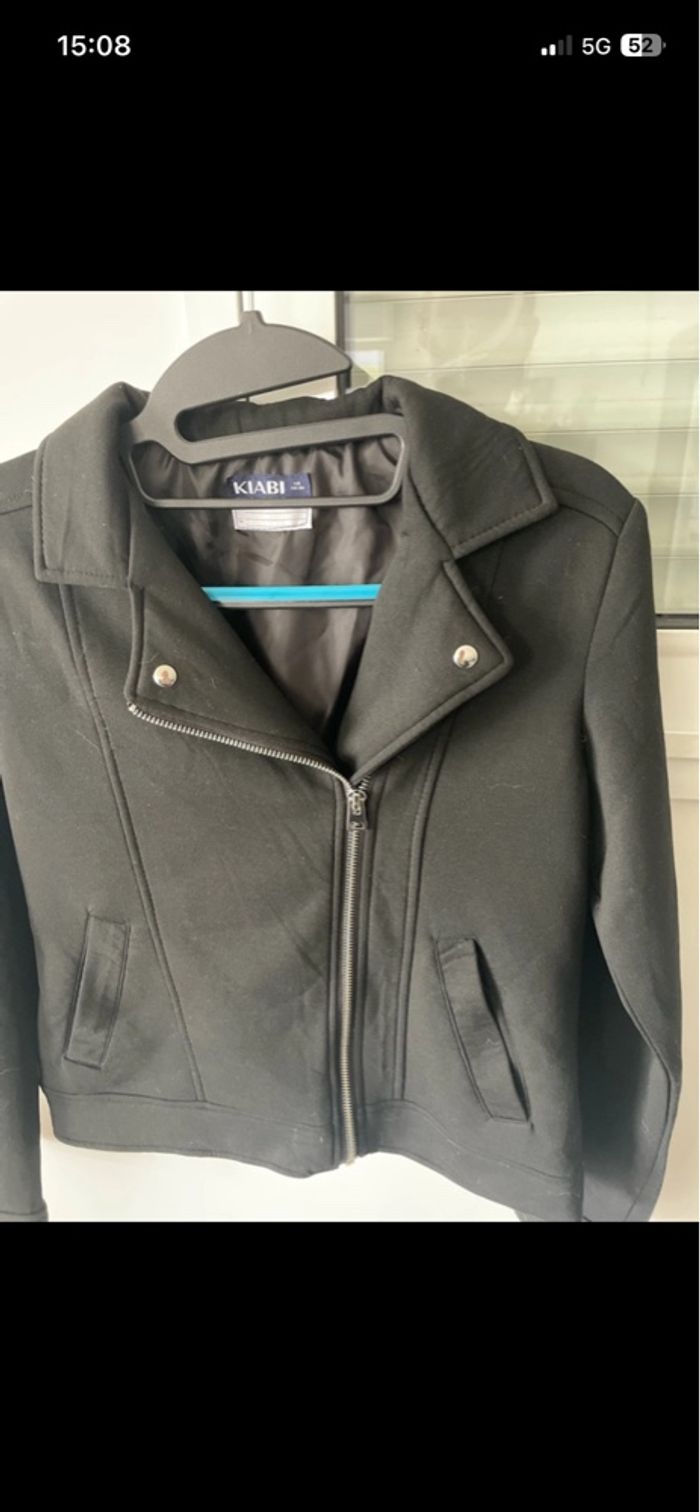 Veste noire enfant fille 12 ans