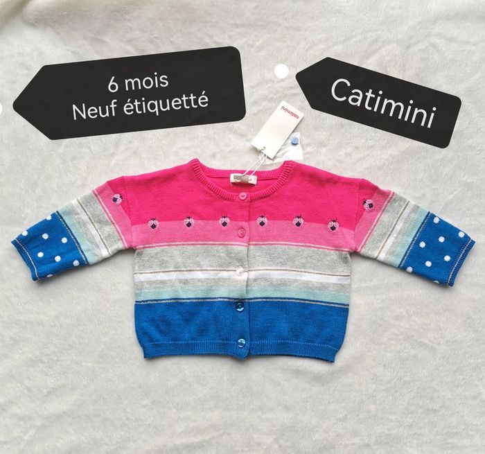 Gilet catimini coccinelles