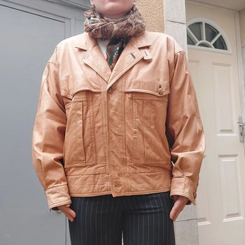 Magnifique veste en cuir pour L/XL