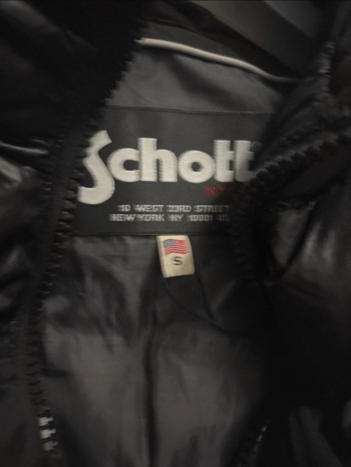 Doudoune Schott Noir taille S - photo numéro 4