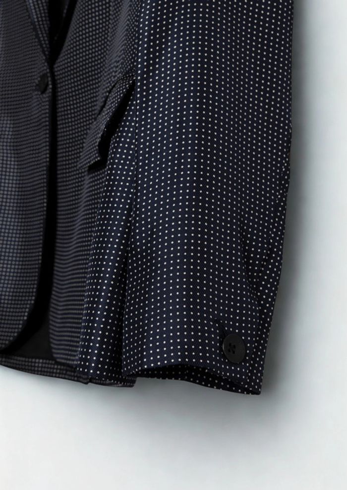 Veste blazer motif pois Blazer jacket polka dots 100% soie silk Rag & Bone Size XS - photo numéro 7