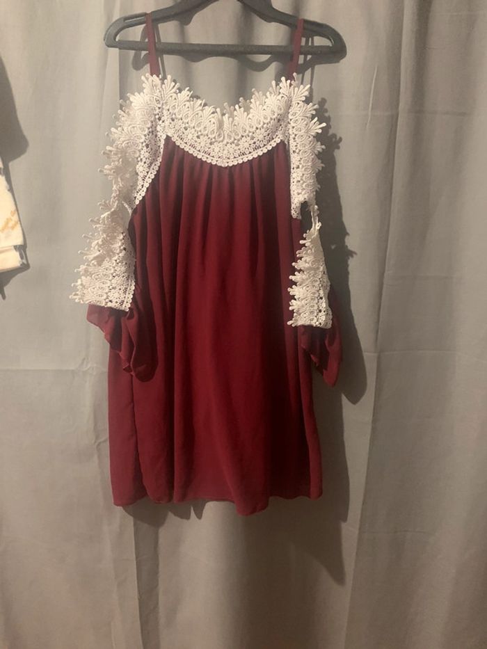 Tunique avec dentelle