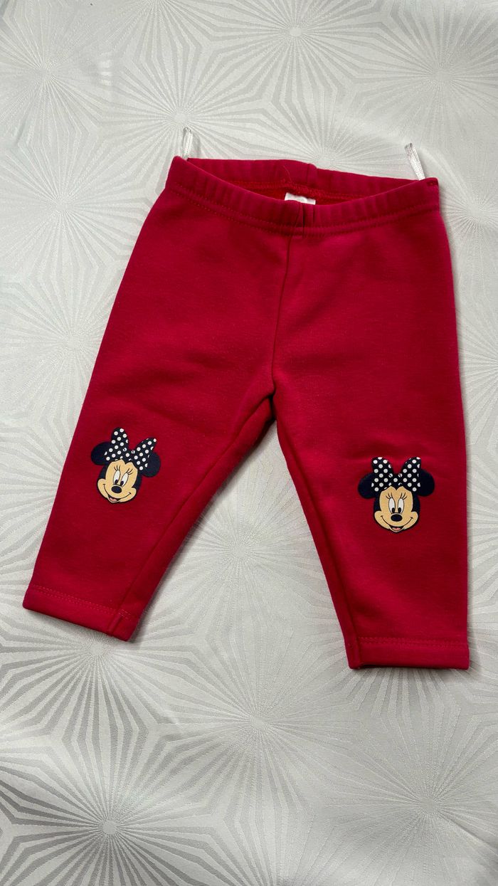 Pantalon chaud Minnie 6 mois - 68 cm - photo numéro 2