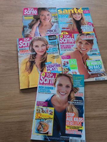 Magazine santé lot de 5