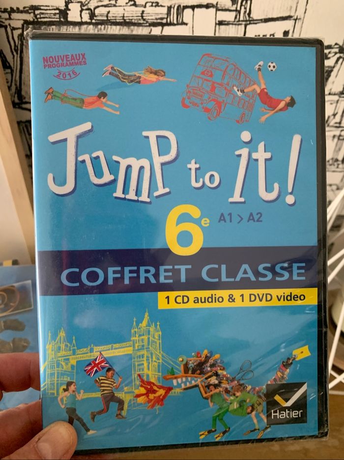 Jump to it ! Anglais 6 ème 1 cd 💿 +1 DVD 📀 neuf sous blister