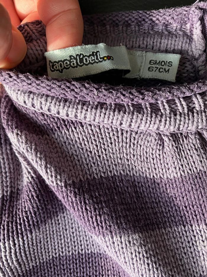 Robe rayée Tape à l’œil 6 mois - photo numéro 3