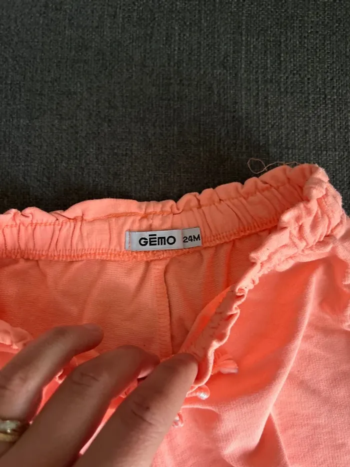Short bébé fille, 24 mois, gemo - photo numéro 2
