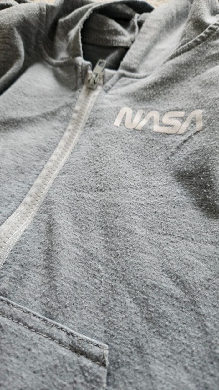 Gilet à capuche Nasa 6 ans - photo numéro 3