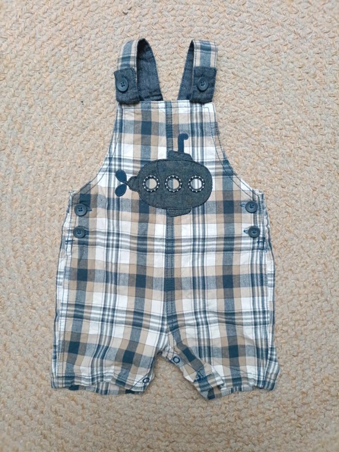 Salopette à carreaux 12 M - photo numéro 2