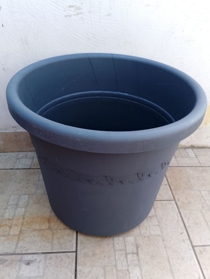 Grand pot de fleur, plante avec 4 roues, 48 cm, 47 litres - photo numéro 1